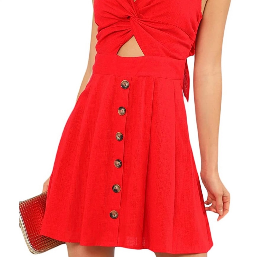 Women’s linen skater dress